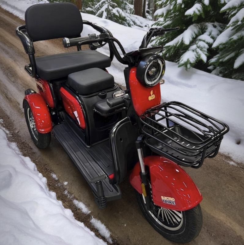 Электротрицикл Electrotrike Бумеранг 3000 красный Электротрицикл Electrotrike Бумеранг 3000 красный